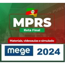 MP RS Promotor - Reta Final (MEGE 2023) Ministério Público do Rio Grande do Sul MP RS Promotor - Reta Final (MEGE 2023) Ministério Público do Rio Grande do Sul